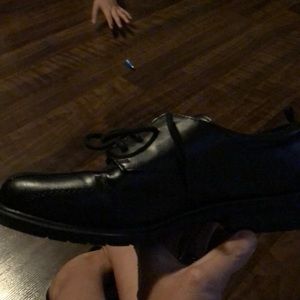 Boys black dress shoes